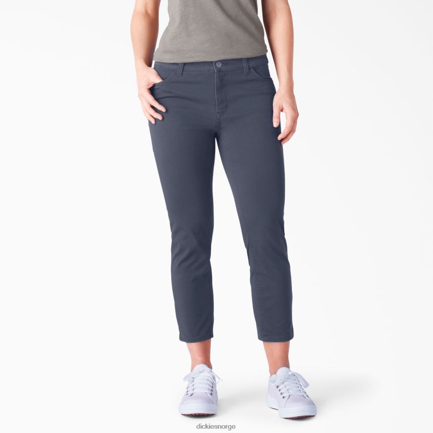 Dickies kvinner perfekt form skinny fit capri 4NB6FR1817 klær skyllet marine (rnv)