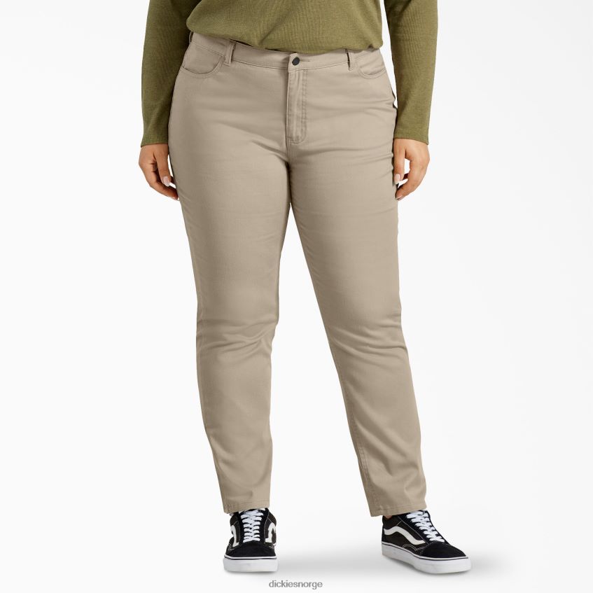 Dickies kvinner pluss skinny fit-bukser i perfekt form 4NB6FR1819 klær regelmessig