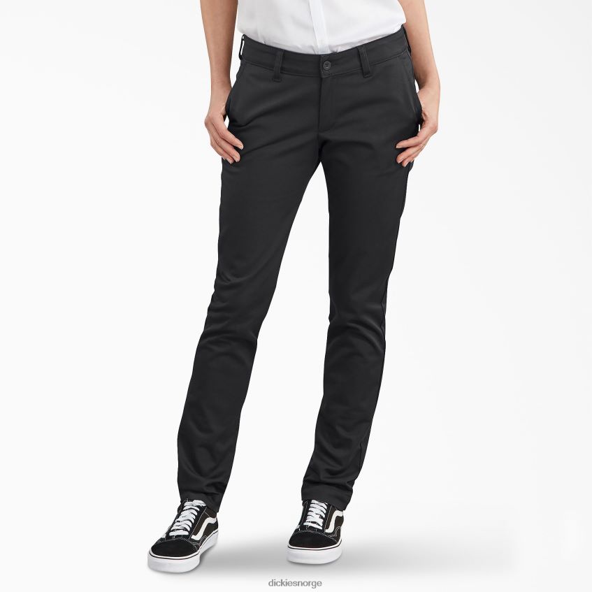 Dickies kvinner slim fit bukser med rette ben 4NB6FR1833 klær regelmessig