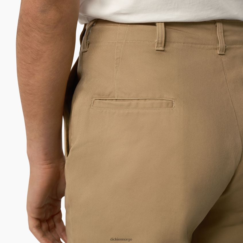 Dickies menn Militærbukser fra 1922 4NB6FR71 klær skyllet cramerton solbrun (ras)