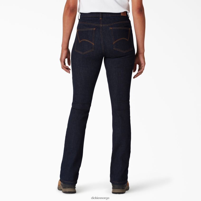 Dickies kvinner perfekt form høy midje bootcut jeans 4NB6FR1887 klær regelmessig