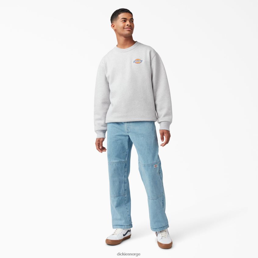 Dickies menn doble jeans med løs passform 4NB6FR119 klær lett denim (ltd)