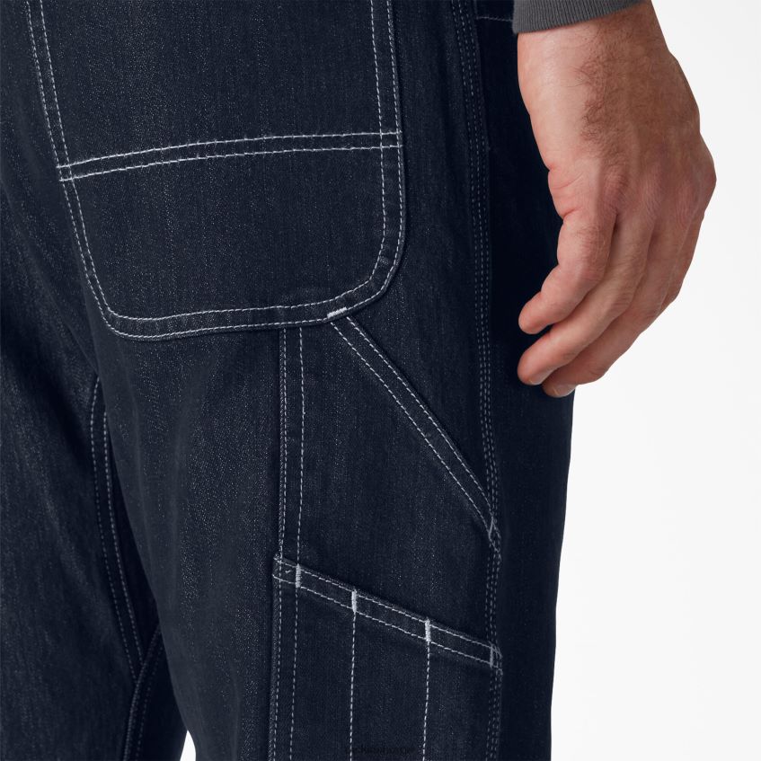 Dickies menn duratech renegade jeans med avslappet passform 4NB6FR261 klær mørk overfarget vask (d2g)
