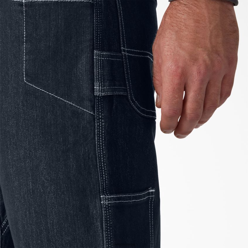 Dickies menn duratech renegade jeans med avslappet passform 4NB6FR261 klær mørk overfarget vask (d2g)