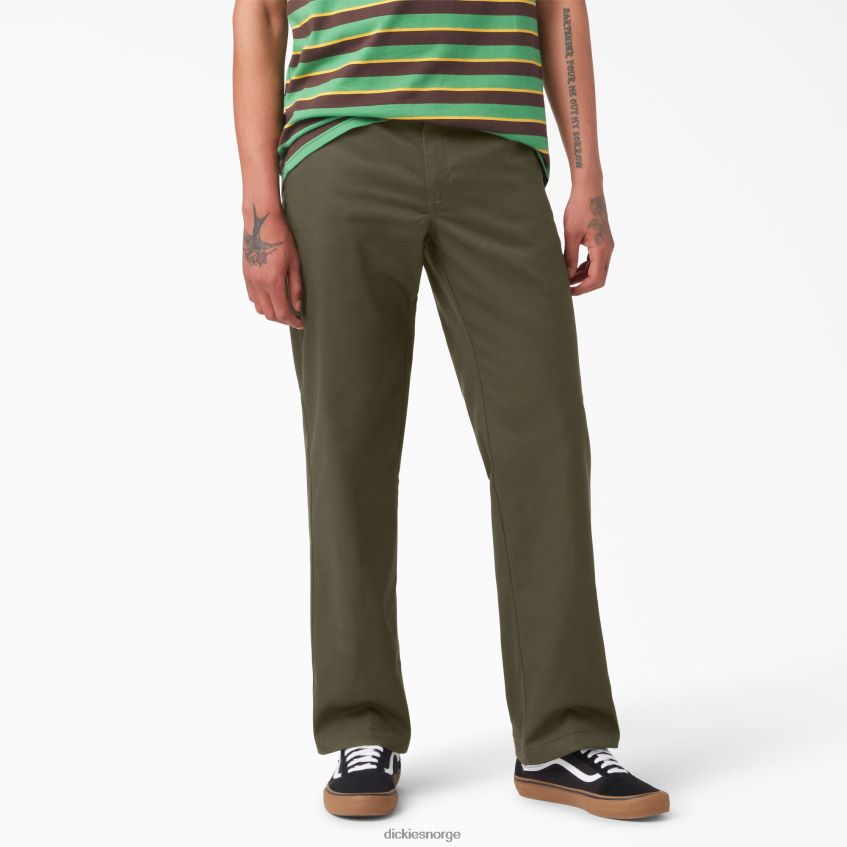 Dickies menn vincent alvarez bruksjeans 4NB6FR319 klær militærgrønn (ml)