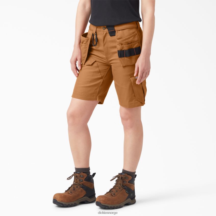 Dickies kvinner traeger ultimate grillshorts 9" 4NB6FR2256 klær brun and (bd)