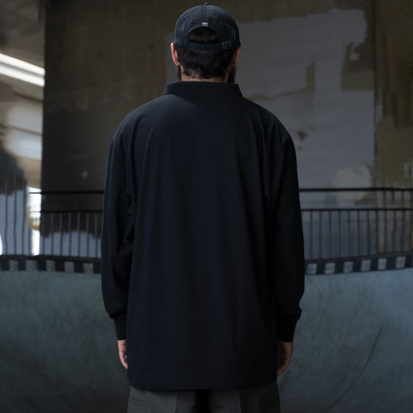 Dickies menn ronnie sandoval langermet polo 4NB6FR879 klær svart (kbk)