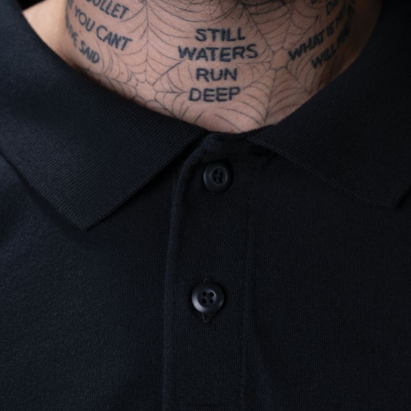 Dickies menn ronnie sandoval langermet polo 4NB6FR879 klær svart (kbk)