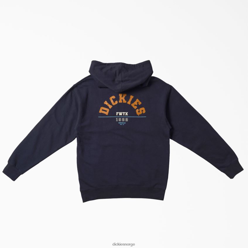 Dickies menn fort worth grafisk hettegenser 4NB6FR1146 klær marineblå (nv)