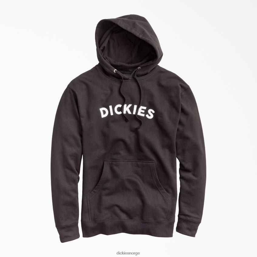 Dickies menn hettegenser med fleeceblokklogo 4NB6FR1140 klær svart (kbk)