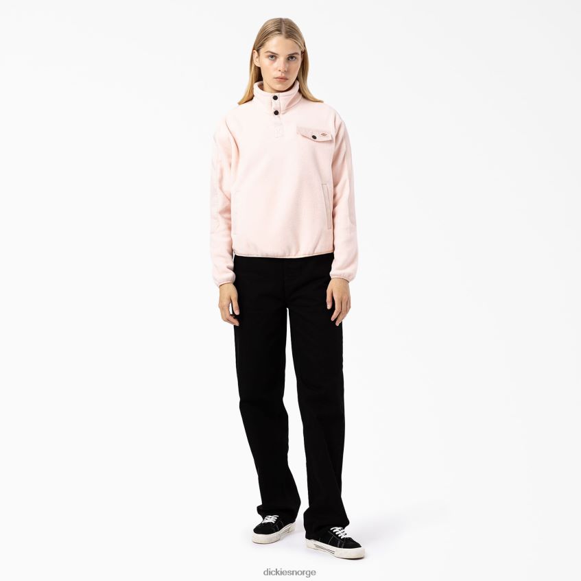 Dickies kvinner port allen fleece genser 4NB6FR2366 klær lys rosa (bpi)
