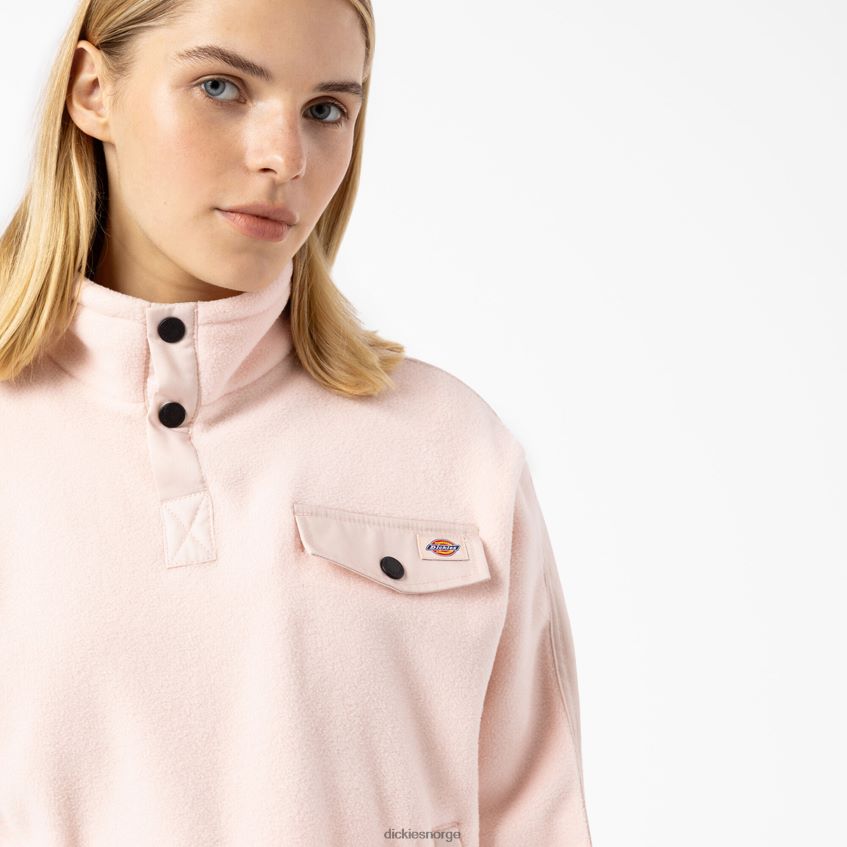 Dickies kvinner port allen fleece genser 4NB6FR2366 klær lys rosa (bpi)