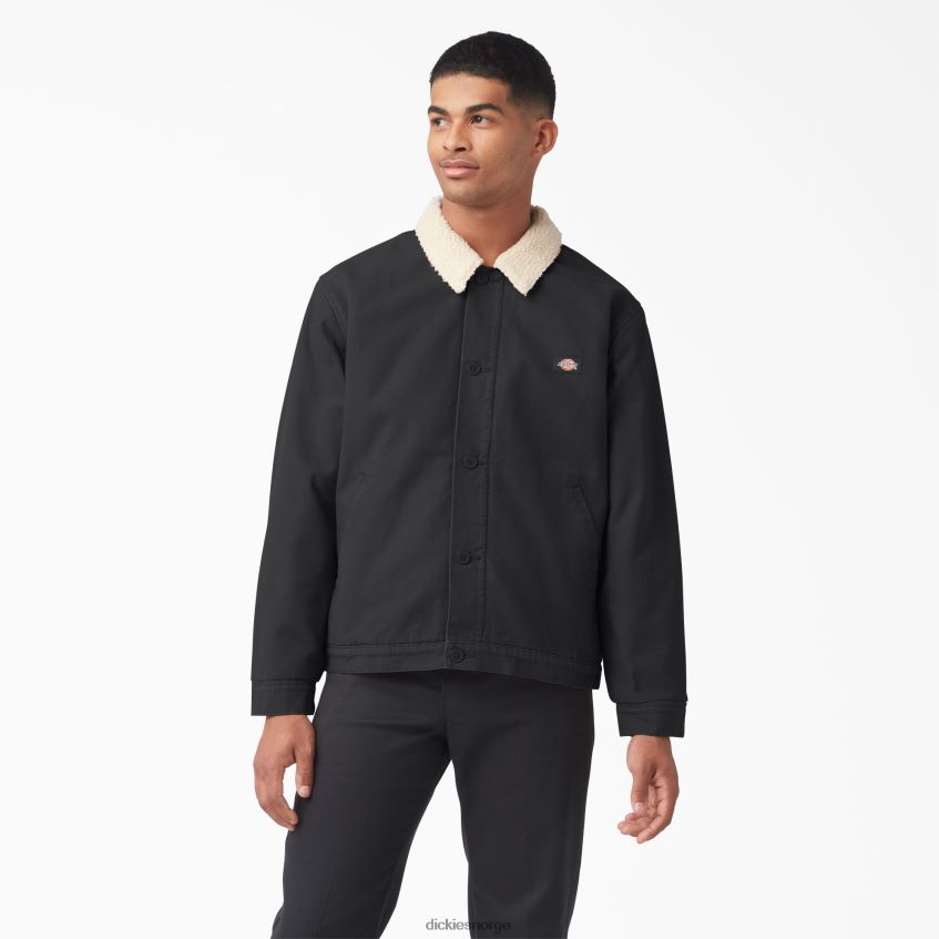 Dickies menn duck canvas høyfløyet fleecejakke 4NB6FR1205 klær regelmessig