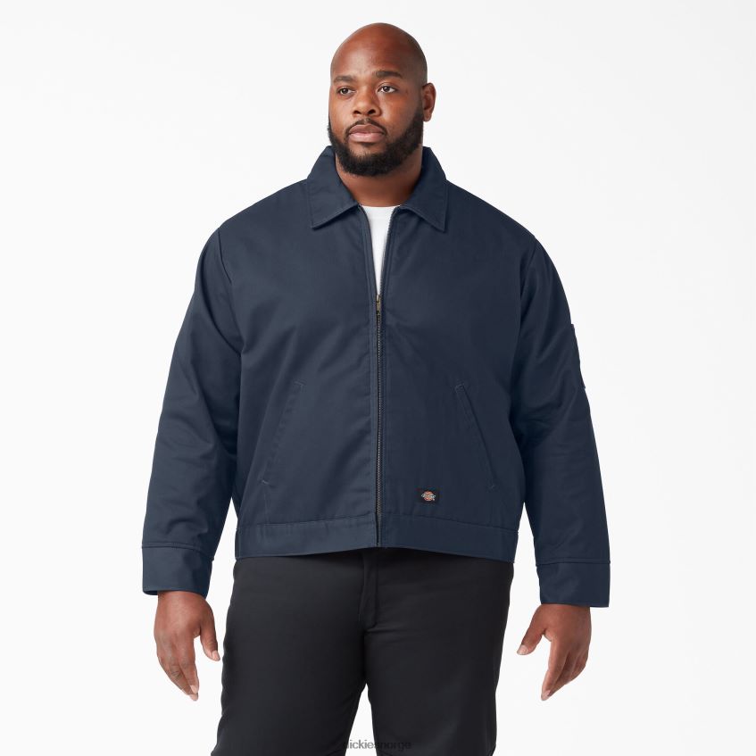 Dickies menn isolert eisenhower jakke 4NB6FR966 klær mørk marineblå (dn)