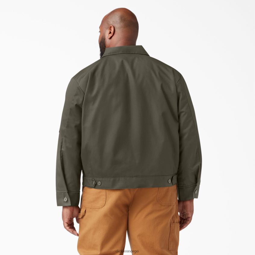 Dickies menn isolert eisenhower jakke 4NB6FR970 klær mosegrønn (ms)