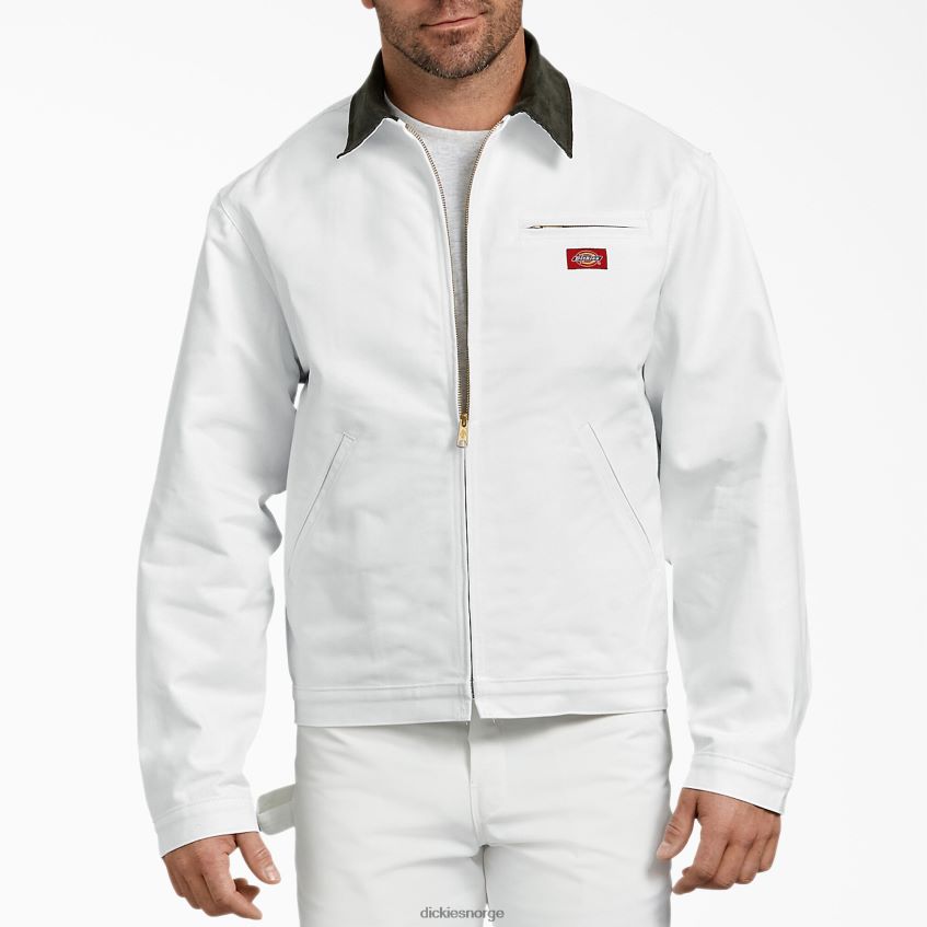 Dickies menn malers flanellfôret jakke 4NB6FR1061 klær hvit (wh)