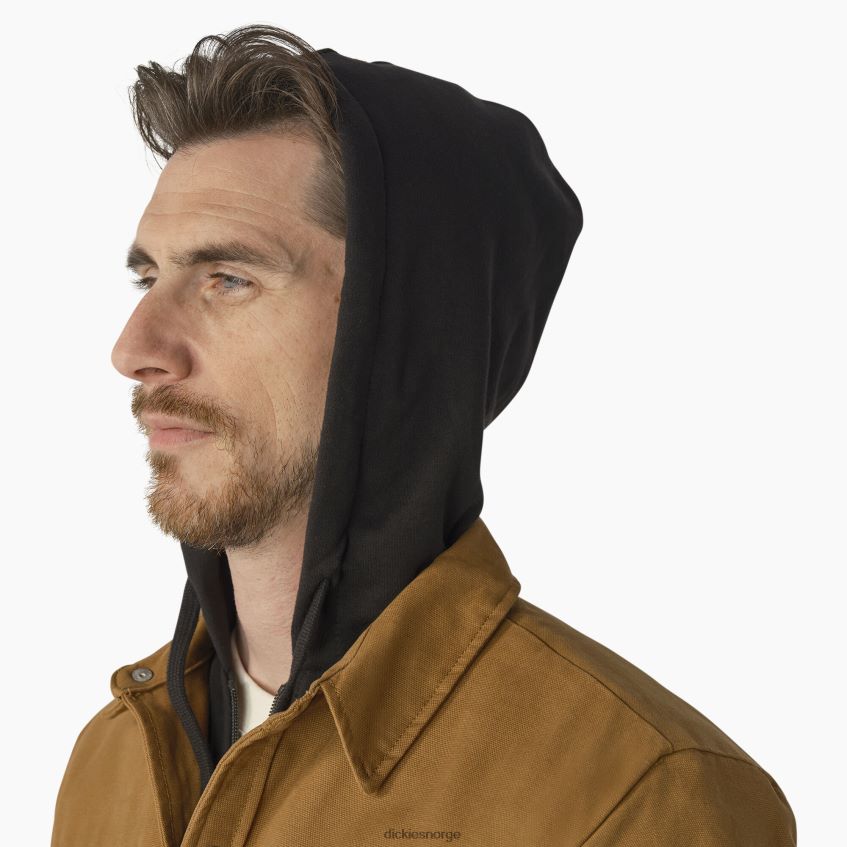 Dickies menn skateboarding and skjortejakke 4NB6FR1025 klær brun and (bd)