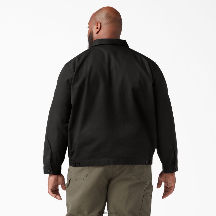 Dickies menn ufôret eisenhower jakke 4NB6FR958 klær svart (bk)