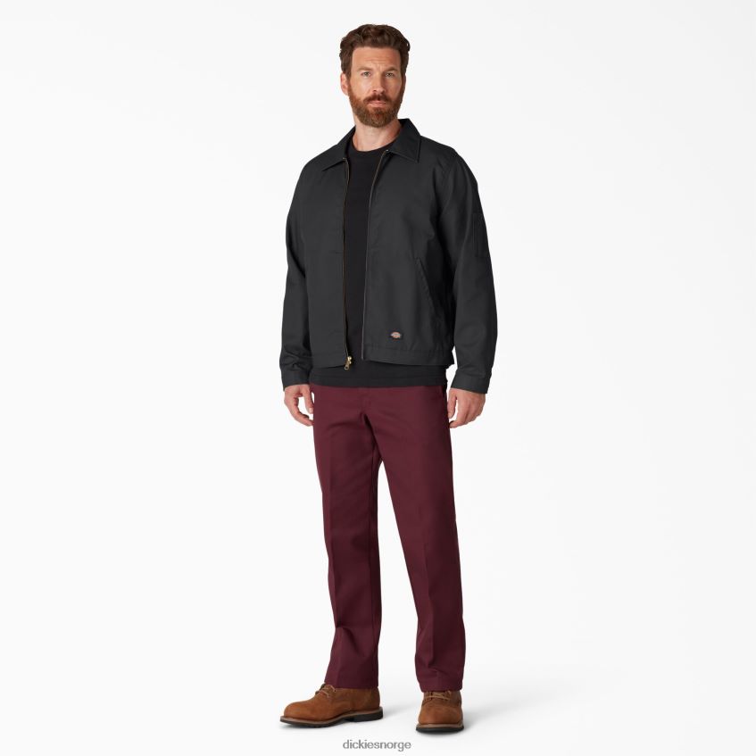 Dickies menn ufôret eisenhower jakke 4NB6FR958 klær svart (bk)