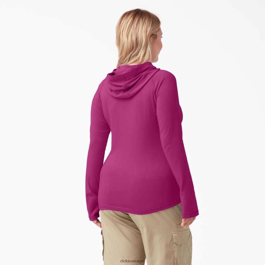 Dickies kvinner pluss kjølende solskjorte 4NB6FR1646 klær festival fuchsia (f2f)