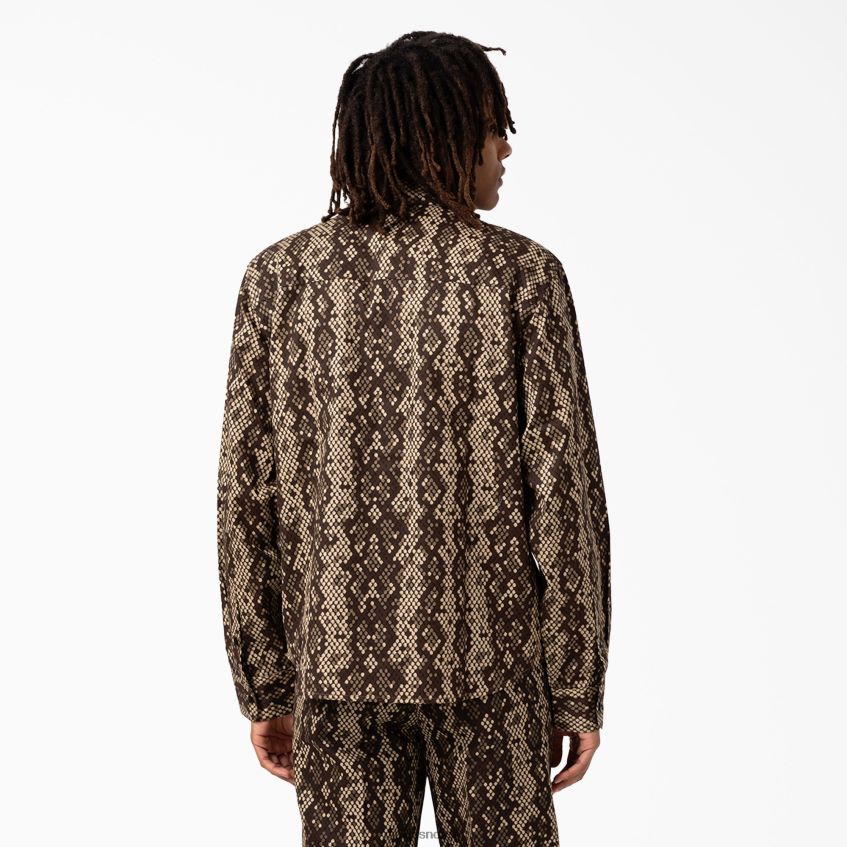 Dickies menn camden langermet skjorte 4NB6FR853 klær svart (bk)