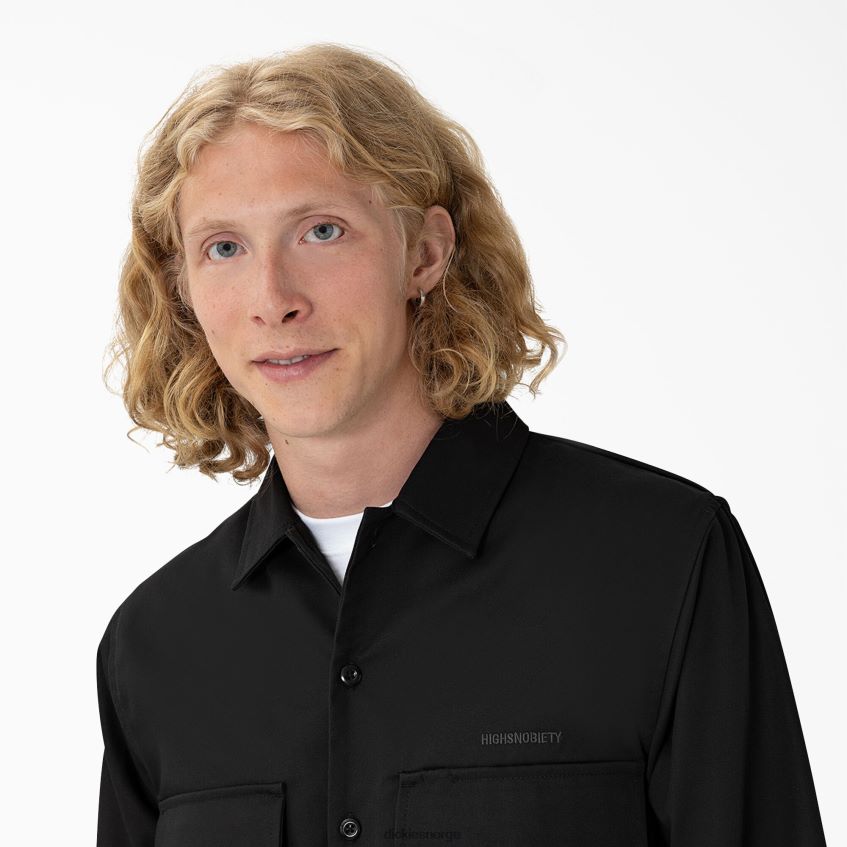 Dickies menn highsnobiety & service skjorte 4NB6FR918 klær svart (bkx)