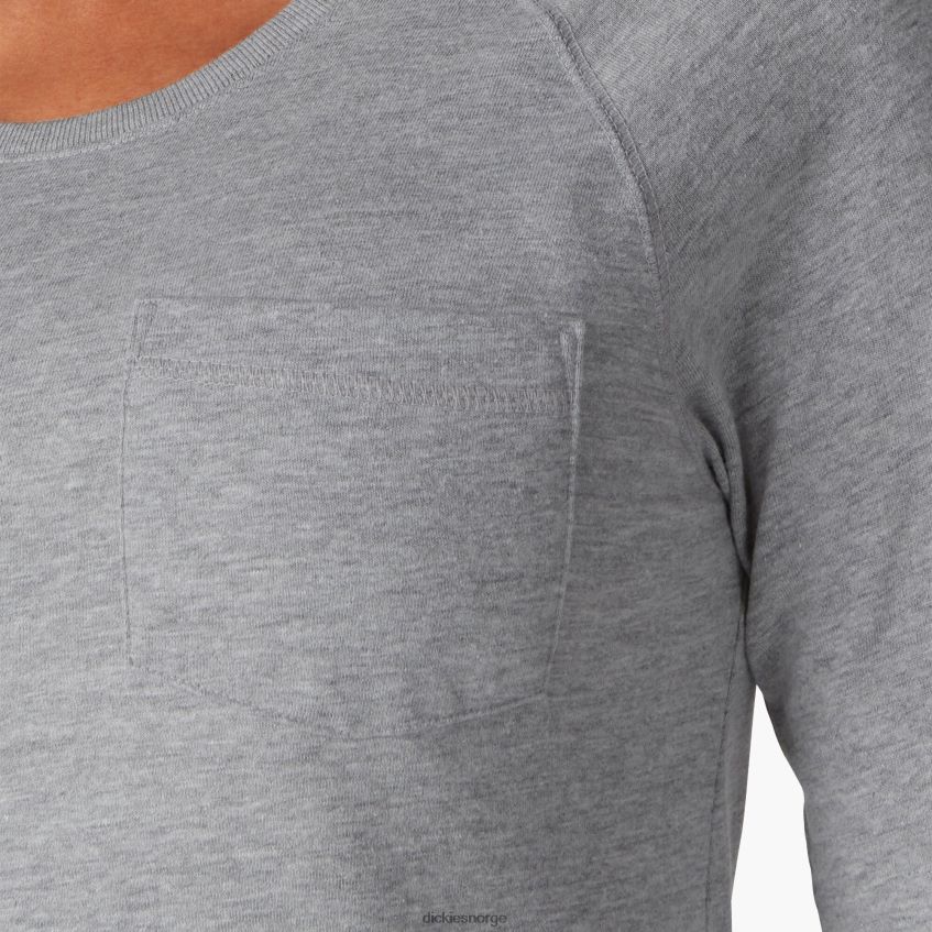 Dickies kvinner avkjølende langermet t-skjorte 4NB6FR1635 klær gråmelert (hg)