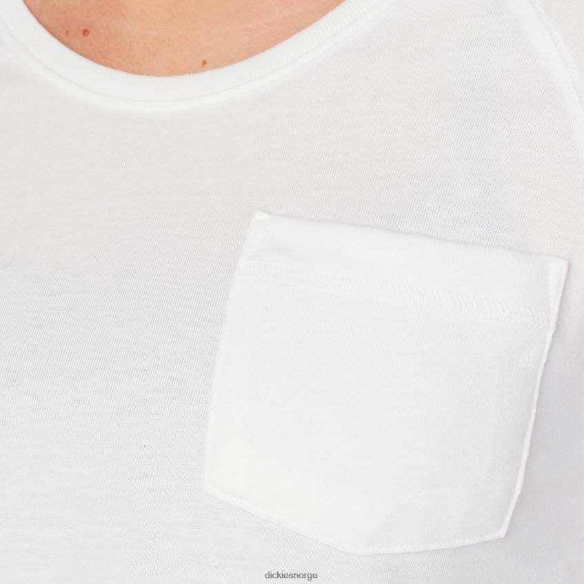 Dickies kvinner avkjølende langermet t-skjorte 4NB6FR1639 klær hvit (wh)