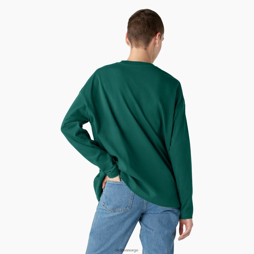 Dickies kvinner summerdale langermet t-skjorte 4NB6FR1988 klær aventurin (av2)