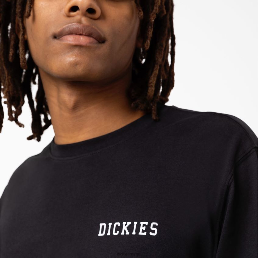 Dickies menn cleveland langermet t-skjorte 4NB6FR945 klær svart (kbk)