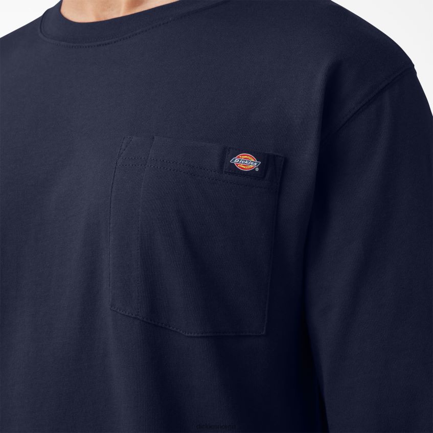 Dickies menn grafisk t-skjorte med lange ermer 4NB6FR891 klær blekk marine (ik)
