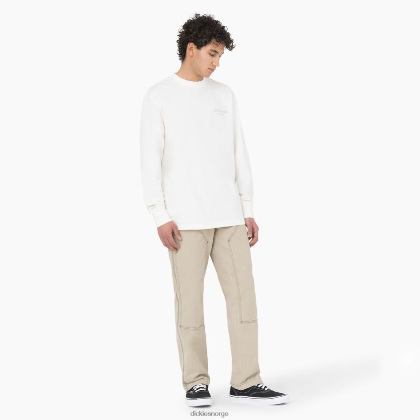 Dickies menn oatfield langermet t-skjorte 4NB6FR805 klær sky (cl9)