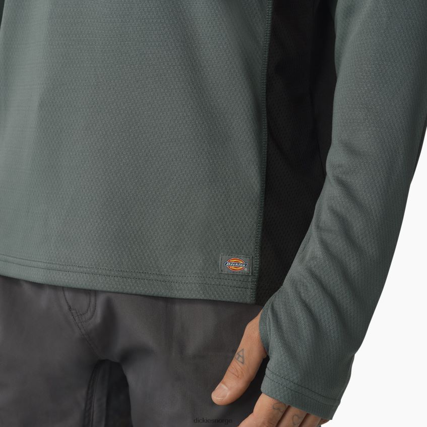 Dickies menn temp-iq 365 langermet t-skjorte 4NB6FR704 klær lincoln grønn (ln)