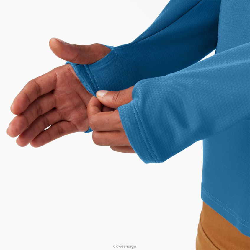 Dickies menn temp-iq 365 langermet t-skjorte 4NB6FR706 klær Vallarta blå (v2b)