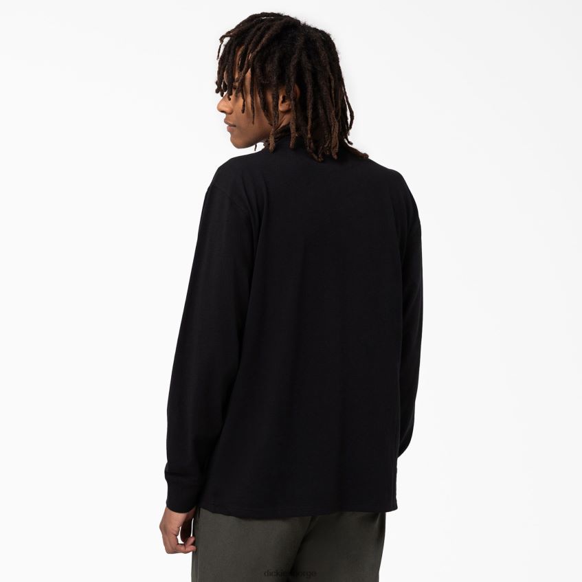 Dickies menn union springs langermet t-skjorte 4NB6FR835 klær svart (kbk)