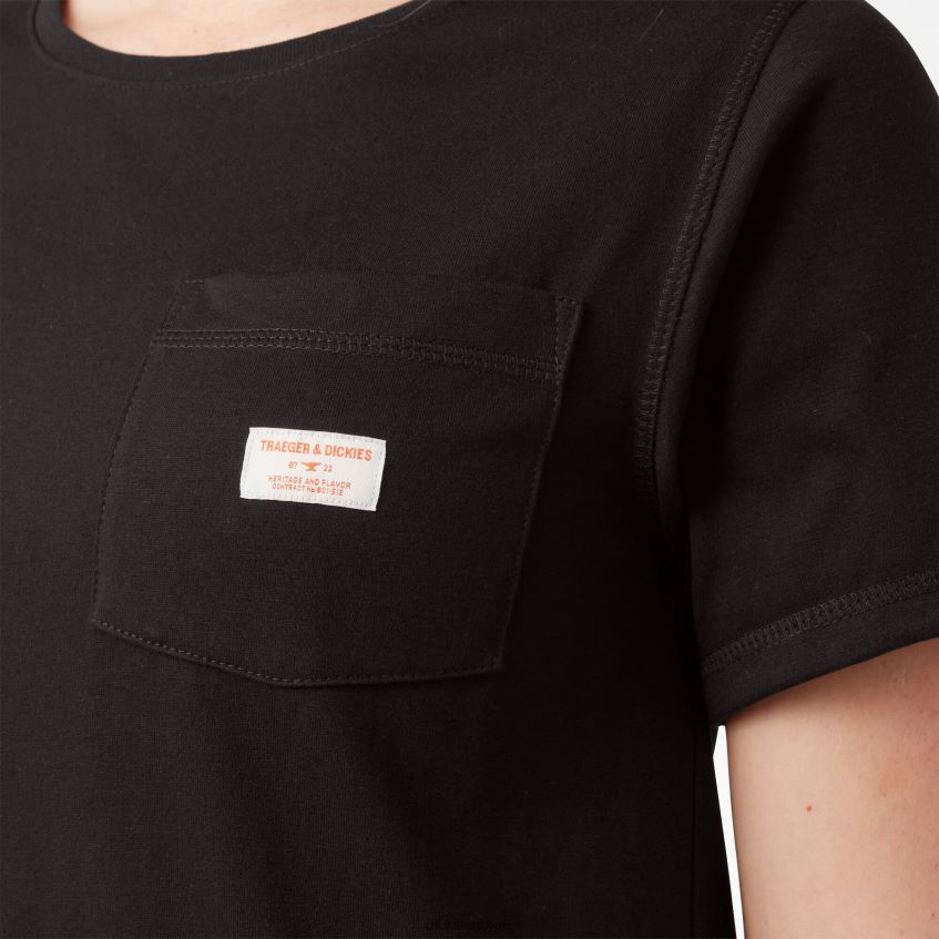 Dickies kvinner traeger ultimate grill-t-skjorte 4NB6FR2176 klær svart (kbk)