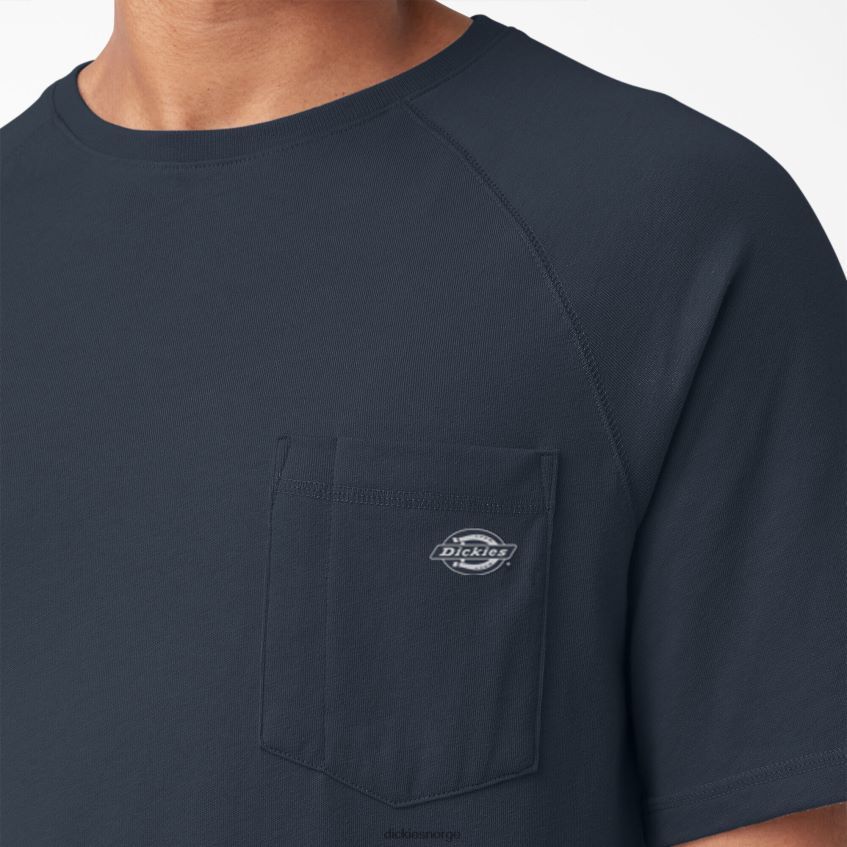 Dickies menn avkjølende kortermet t-skjorte 4NB6FR543 klær mørk marineblå (dn)