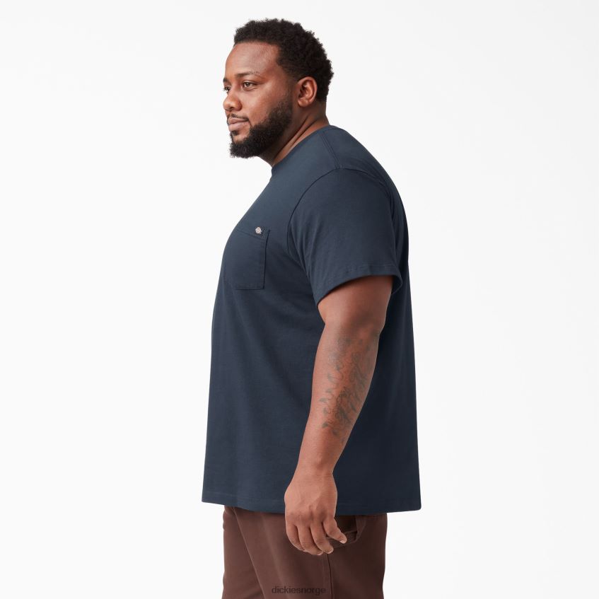 Dickies menn kortermet lett lomme t-skjorte 4NB6FR575 klær mørk marineblå (dn)