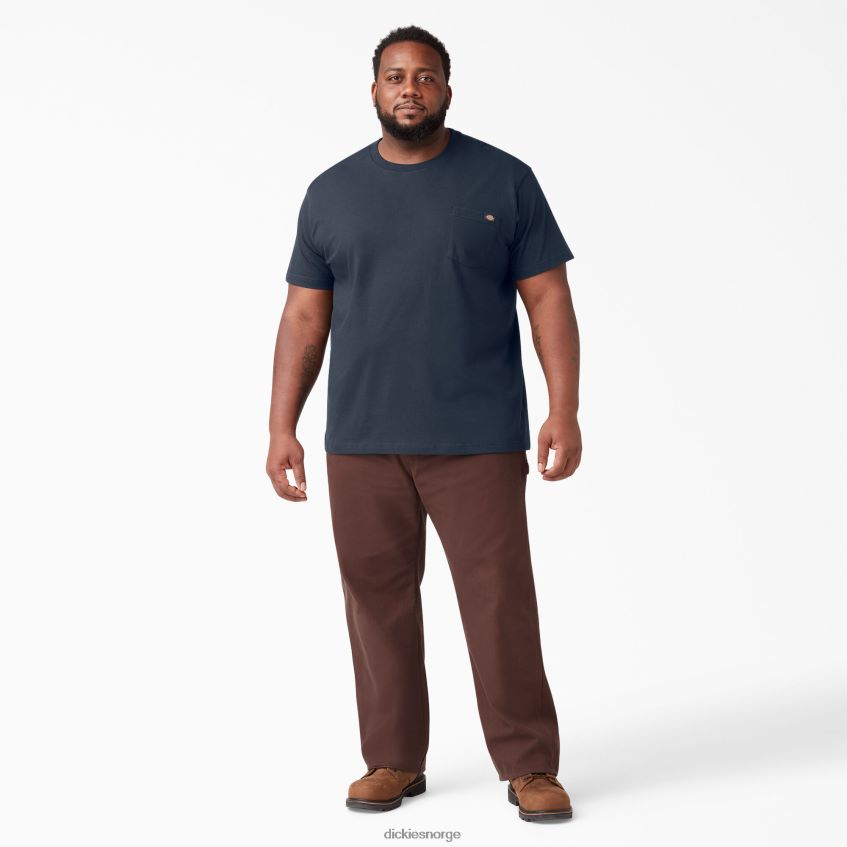 Dickies menn kortermet lett lomme t-skjorte 4NB6FR575 klær mørk marineblå (dn)