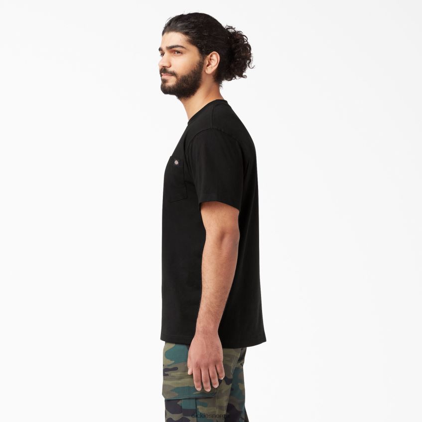 Dickies menn kortermet tungvekts t-skjorte 4NB6FR506 klær svart (bk)