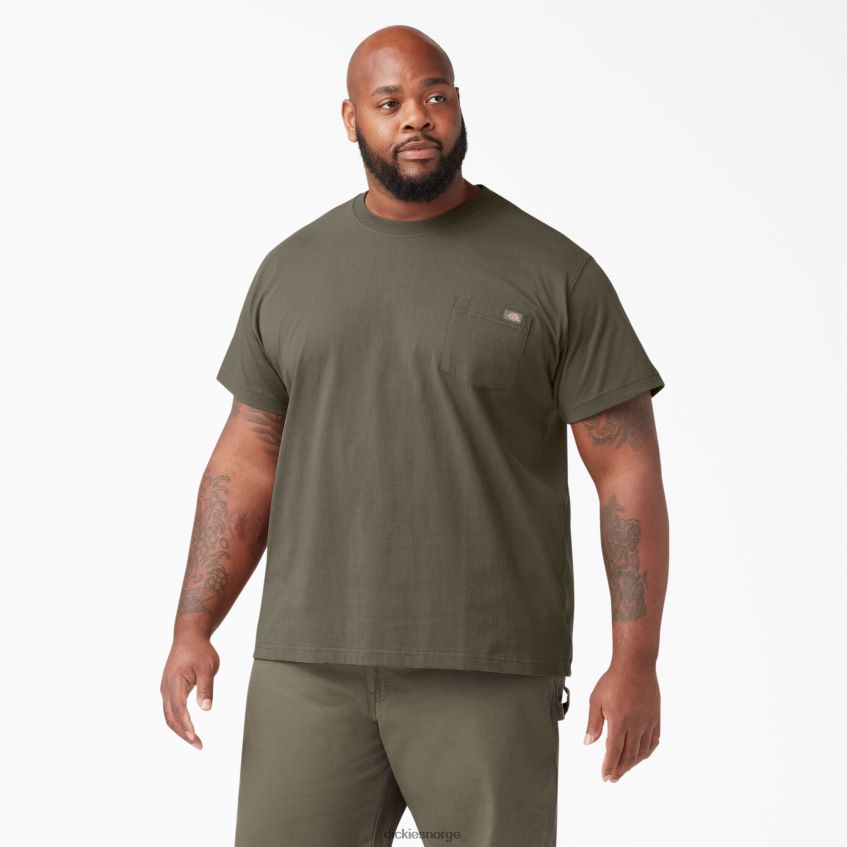 Dickies menn kortermet tungvekts t-skjorte 4NB6FR520 klær sopp (mr1)