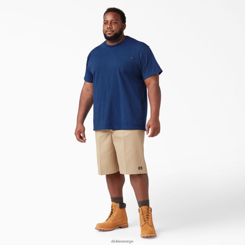 Dickies menn kortermet tungvektslyng t-skjorte 4NB6FR534 klær limoges enkeltfarget lyng (oih)