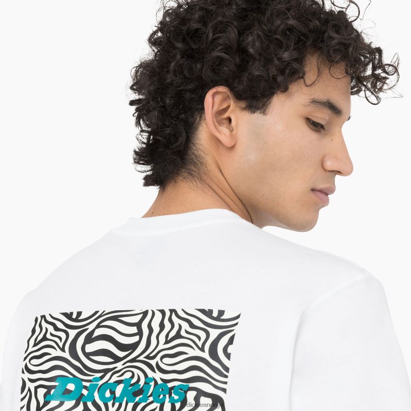 Dickies menn leesburg kortermet t-skjorte 4NB6FR878 klær hvit (wh)