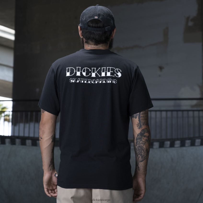 Dickies menn ronnie sandoval americana grafisk t-skjorte 4NB6FR817 klær svart (kbk)