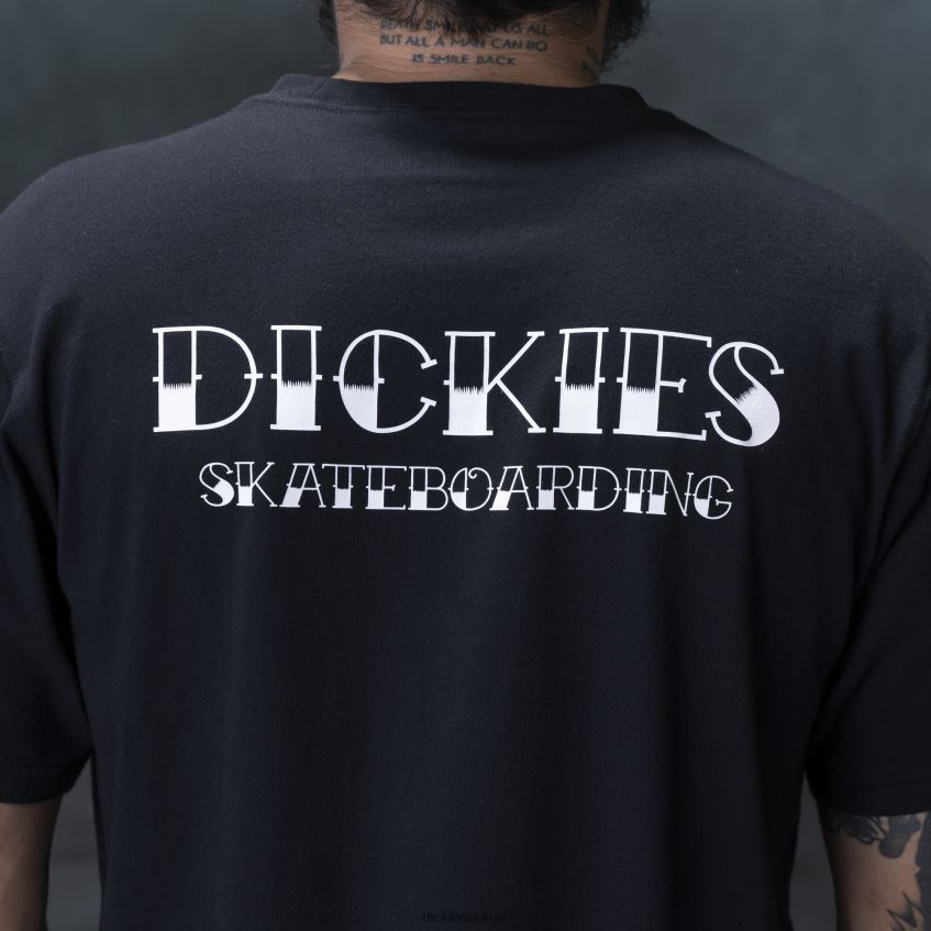 Dickies menn ronnie sandoval americana grafisk t-skjorte 4NB6FR817 klær svart (kbk)