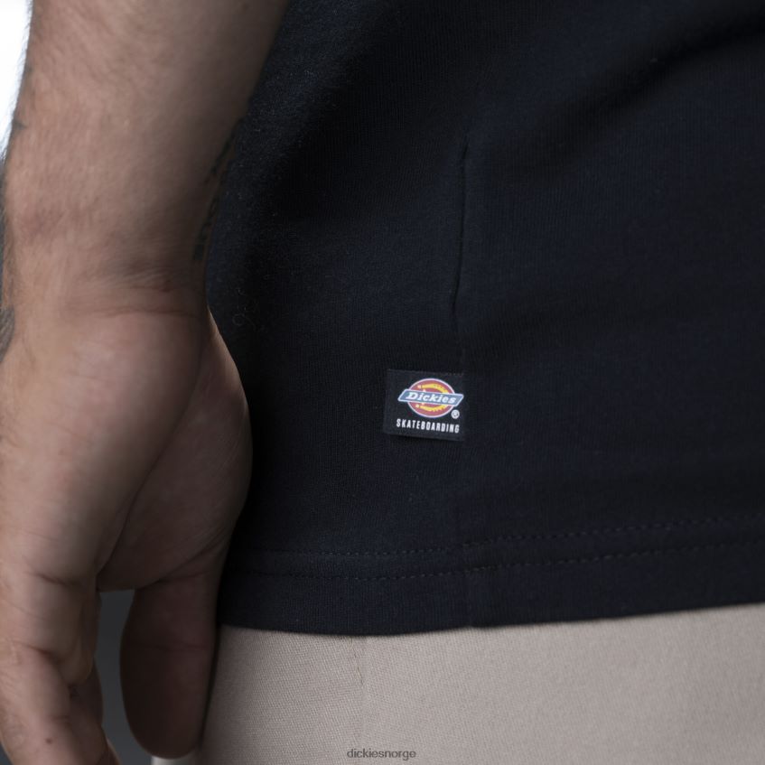 Dickies menn ronnie sandoval americana grafisk t-skjorte 4NB6FR817 klær svart (kbk)