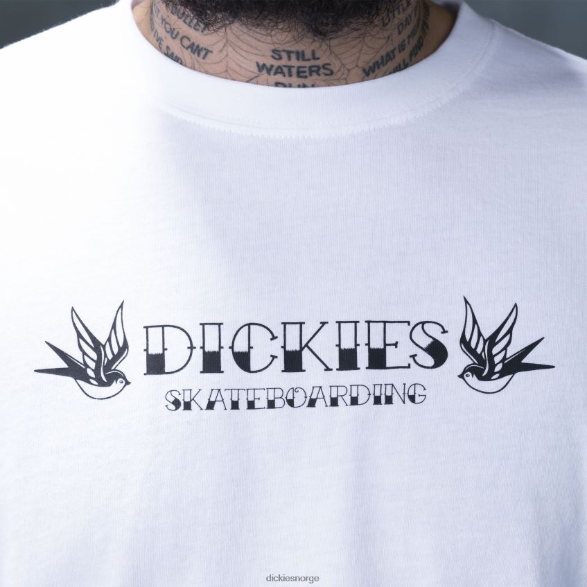 Dickies menn ronnie sandoval foto t-skjorte 4NB6FR794 klær hvit (wh)