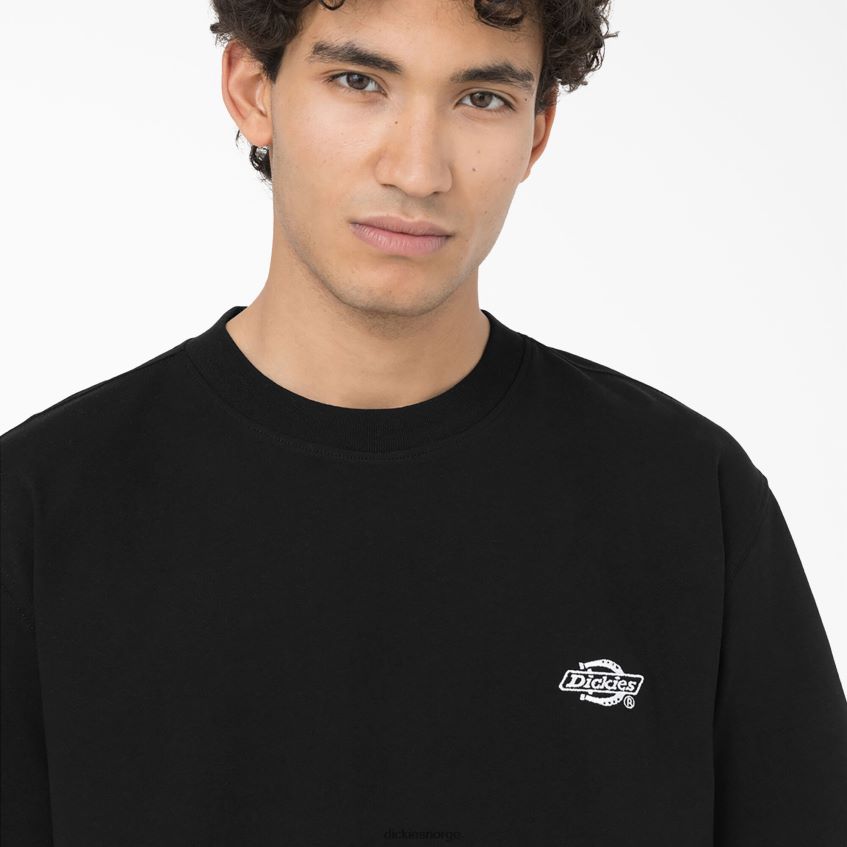 Dickies menn summerdale kortermet t-skjorte 4NB6FR579 klær svart (bkx)