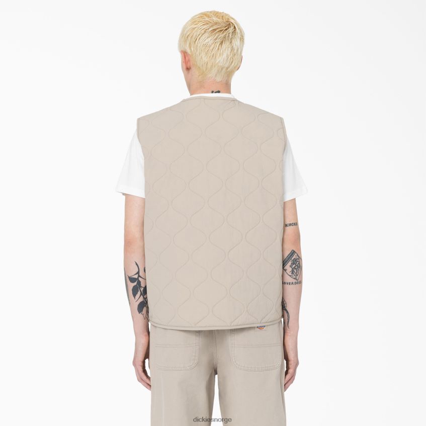 Dickies menn thorsby liner vest 4NB6FR1123 klær sandstein (ss)