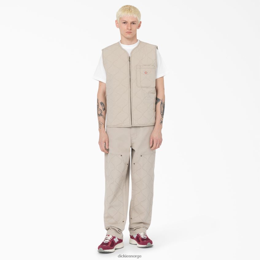 Dickies menn thorsby liner vest 4NB6FR1123 klær sandstein (ss)